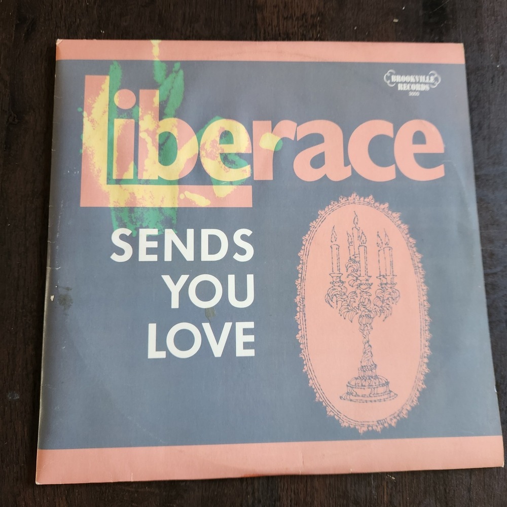 Liberace Sends You Love Vinyl Record Brookville‎ Records 1974 BR-3000 3 LP